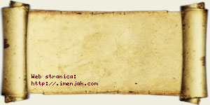 Doroteja Klincov vizit kartica